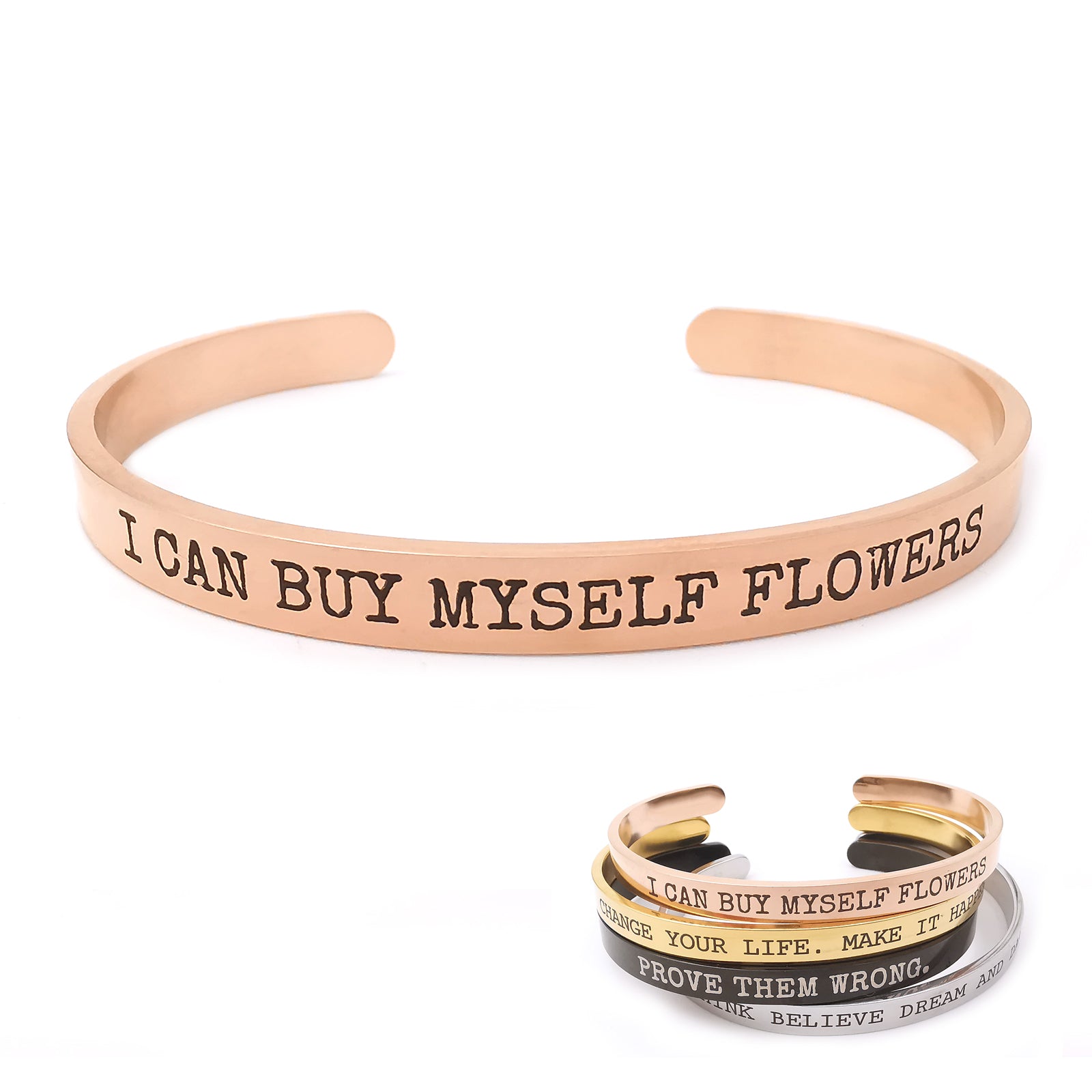 Bracciale da donna uomo personalizzato con frase incisione nome