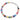 Bracciale da uomo in ceramica ed ematite colorato regolabile acciaio