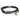 Bracciale da uomo in simil pelle personalizzato nero 