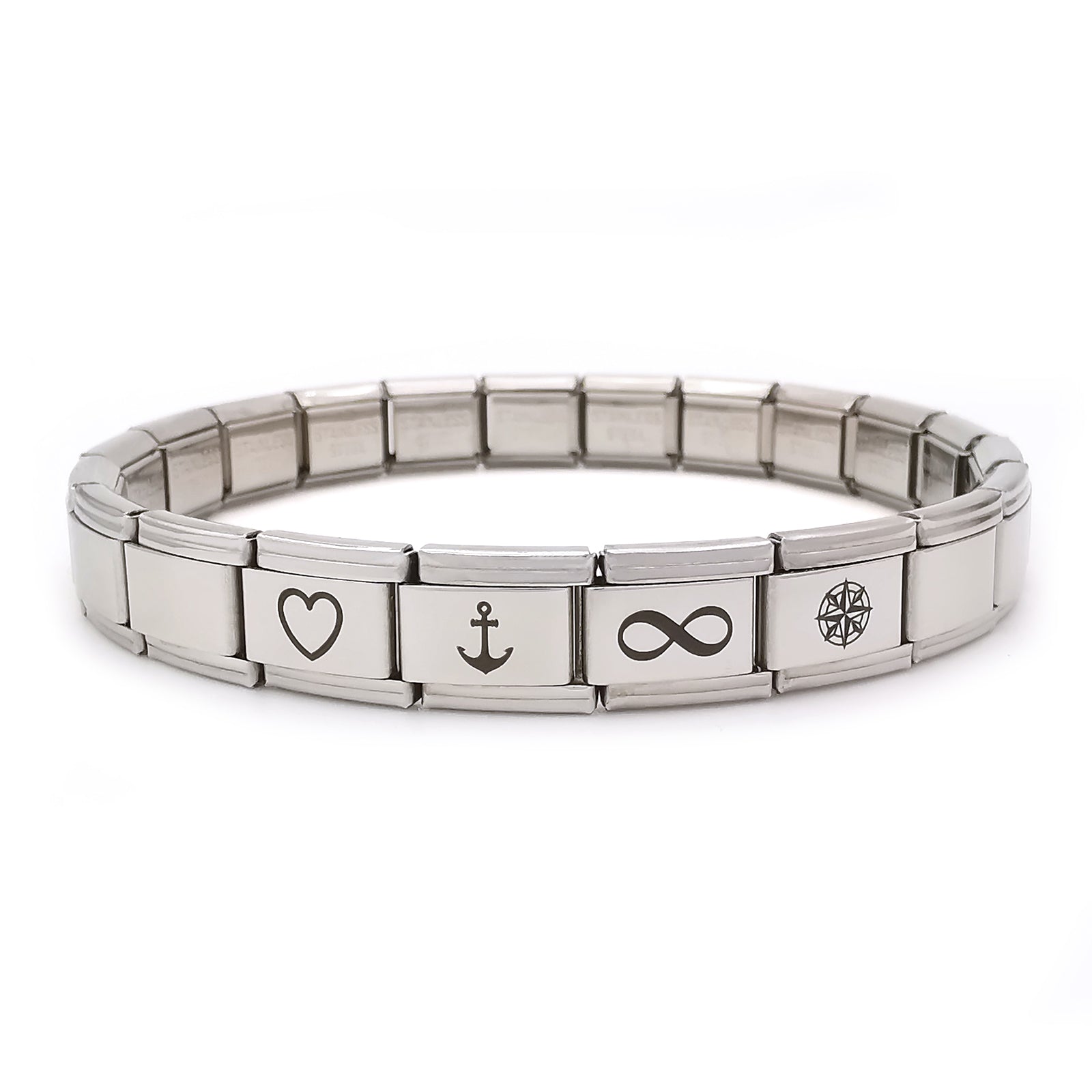Bracciale uomo acciaio inox inossidabile braccialetto uomo/ragazzo idea regalo e Bracciale uomo acciaio inox inossidabile braccialetto uomo/ragazzo idea regalo e