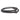 Bracciale da uomo personalizzabile con inserto in acciaio e cinturino in similpelle nero