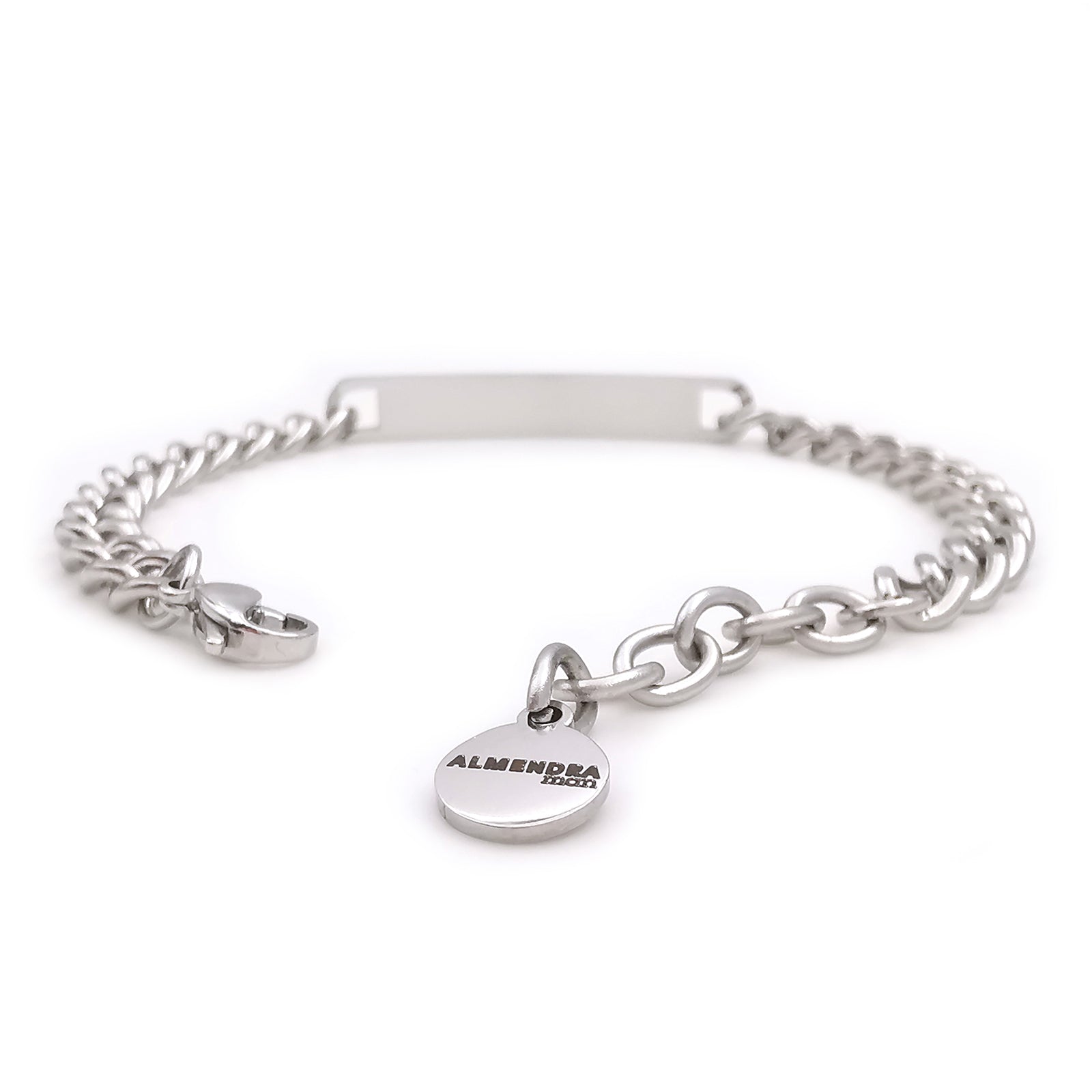 2 Pezzi Braccialetti Di Coppia In Acciaio Inossidabile - Foto 6