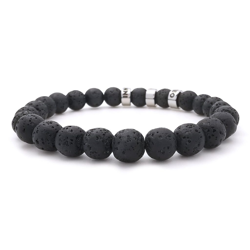 Bracciale In Pelle Personalizzato Uomo - Con Incisione Nomi E Bracciale In Pelle Personalizzato Uomo - Con Incisione Nomi E