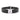 Bracciale personalizzato con incisione su inserto in acciaio coordinate geografiche e cinturino in simil pelle nero regolabile