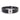Bracciale personalizzato con incisione su inserto in acciaio coordinate geografiche e cinturino in simil pelle nero regolabile