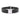 Bracciale personalizzato con incisione su inserto in acciaio coordinate geografiche e cinturino in simil pelle nero regolabile