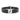 Bracciale personalizzato con incisione su inserto in acciaio e cinturino in simil pelle nero braccialetto regolabile
