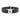 Bracciale personalizzato con incisione su inserto in acciaio coordinate geografiche e cinturino in simil pelle nero regolabile