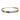 Bracciale da uomo personalizzato con incisione su acciaio e perline in vetro di Boemia braccialetto regolabile
